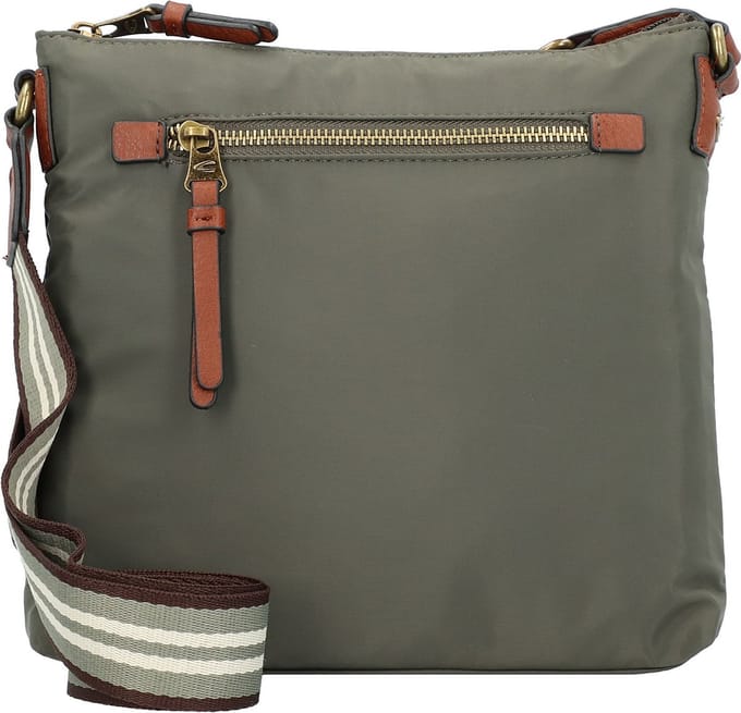 camel active Schoudertas Bari Cross Bag Khaki Groene