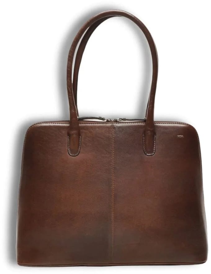 Berba | Lucca | Laptop tas | Business Bag | 15.6 inch Laptop | Dames | Chocolate | Leer
