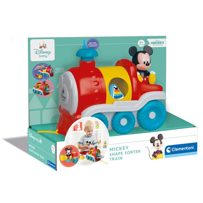 Clementoni - Disney vormenstoof trein - Mickey Mouse - Vanaf 9 maanden