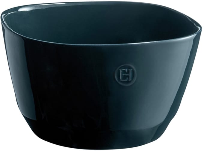 Emile Henry Serveerschaal / Saladeschaal Diep - 260 x 260 x 160 mm - Blauw