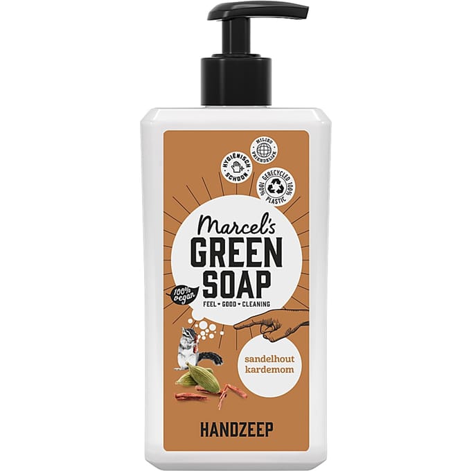 Marcel's Green Soap Handzeep Sandelhout & Kardemom - 500 ml