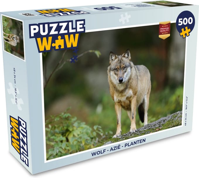 Puzzel Wolf - Azië - Planten - Legpuzzel - Puzzel 500 stukjes