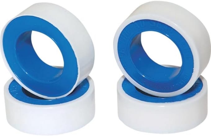 Teflon Tape Set - 4 Rollen - Perfect voor Pijpen