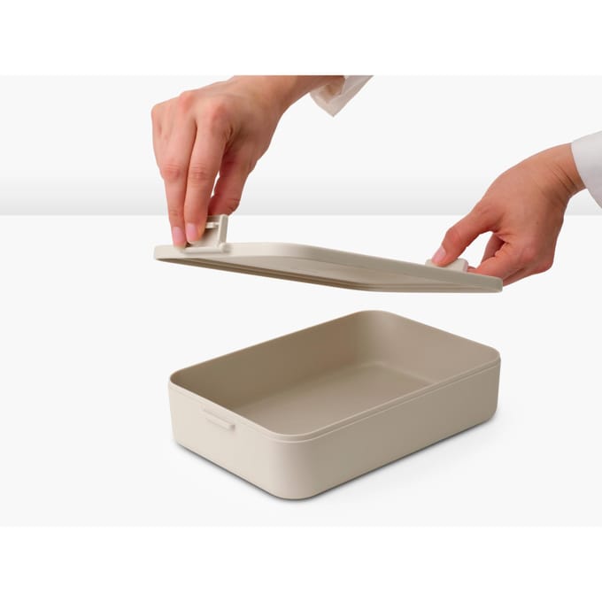 Brabantia Make & Take Lunchbox/Broodtrommel - Large - Kunststof - Soft Beige