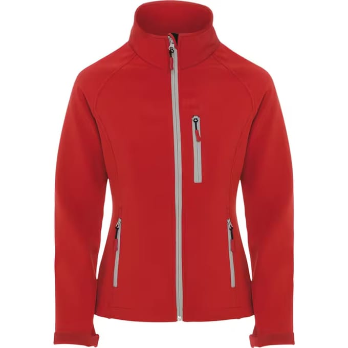 Roly Dames/Dames Antartida Soft Shell Jas (Rood)