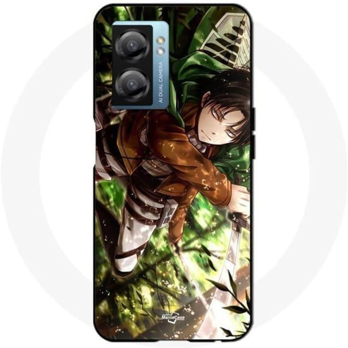 Oppo A77 5G case aanval titanen levi ackerman