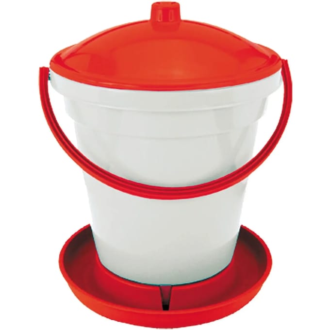 Drinkbak voor pluimvee plastic emmer Chick'A
