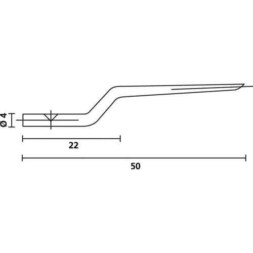 HellermannTyton NA1K/3 PRONG-ML Reservedoorn Inhoud: 1 stuk(s)