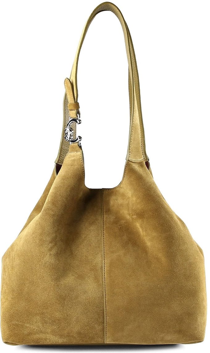 Coccinelle C-Easy Suede - Shopper 31 cm (zeegroen)