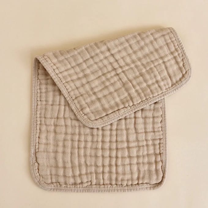 Ychee - Katoenen Spuugdoek - Monddoek - Beige - 35x75cm - Maat: Large