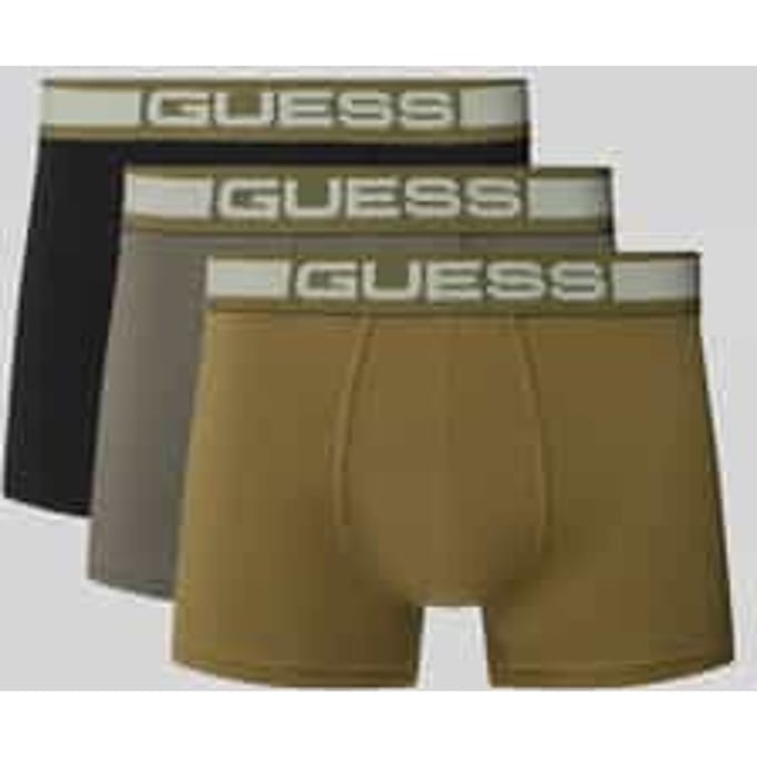 Boxershort met elastische band met logo in een set van 3 stuks, model 'JOE'