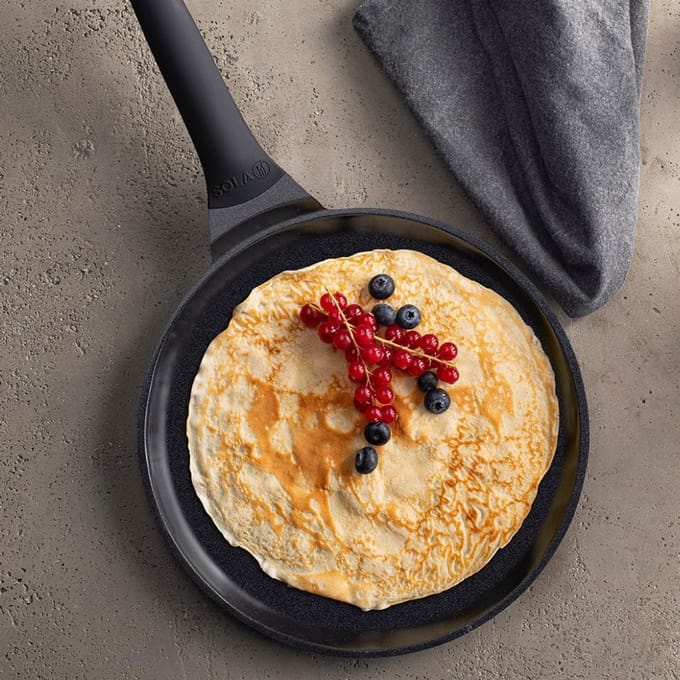 Keramische Pannenkoekenpan - Inductie Geschikt - PFAS-vrij - Diameter 28 cm