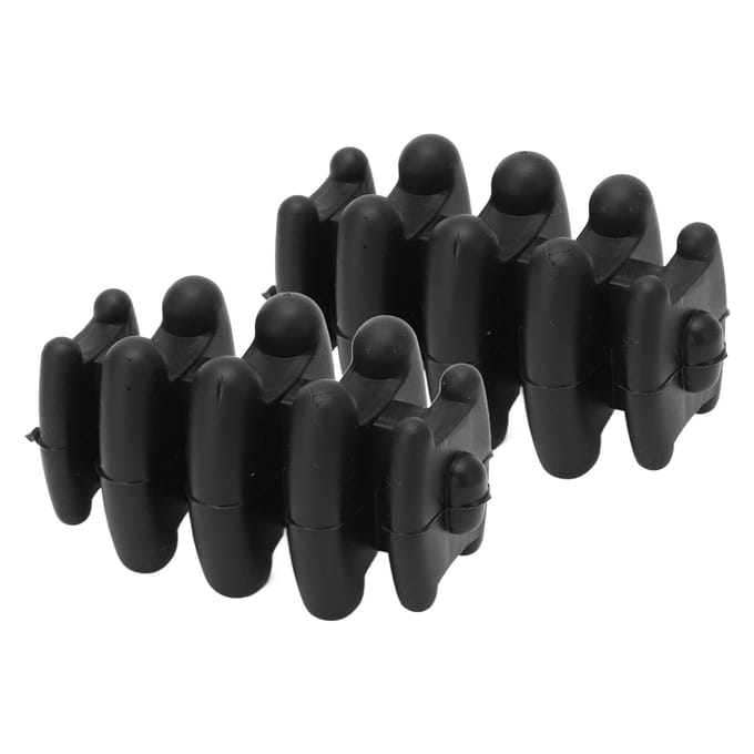 2 stuks Boog Leden Stabilisator Rubber Boog Schokdemper Compound Boog Gesplitste Ledematen Demper