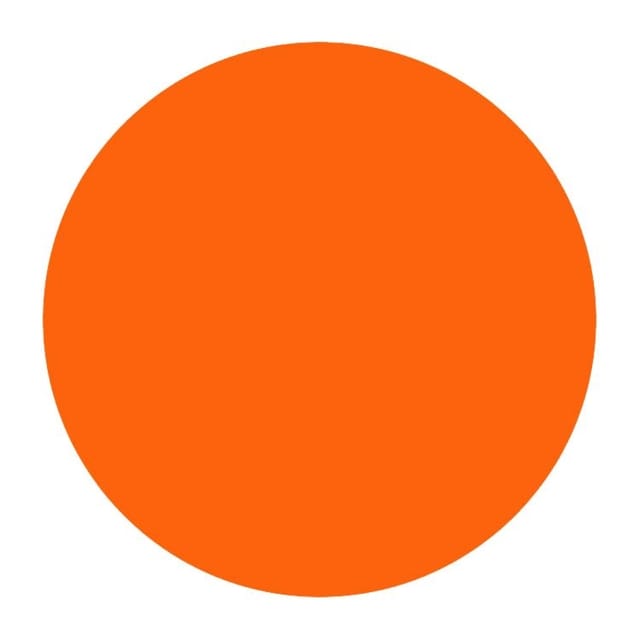 Plakkaatverf Qrea oranje 1000ml