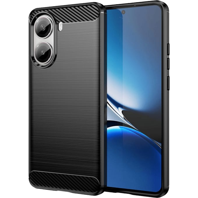 CaseBody POCO X7 Pro 5G  Schokbestendig Hoesje Zwart