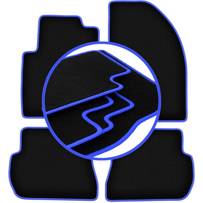 CARLUX-BLUE automatten voor: Ford Fiesta MK6 hatchback (2002-2010)