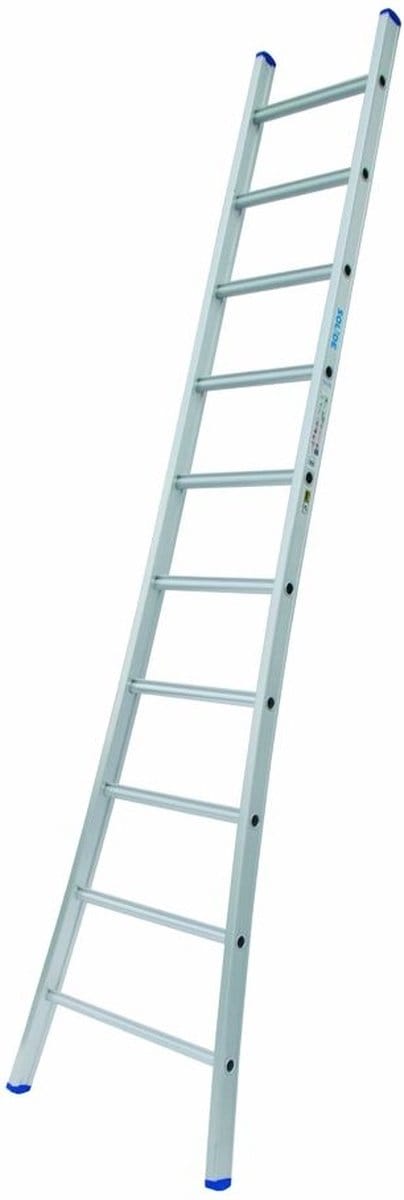 Solide Enkele Uitgebogen Ladder - 1x10 Sporten | Bestel nu