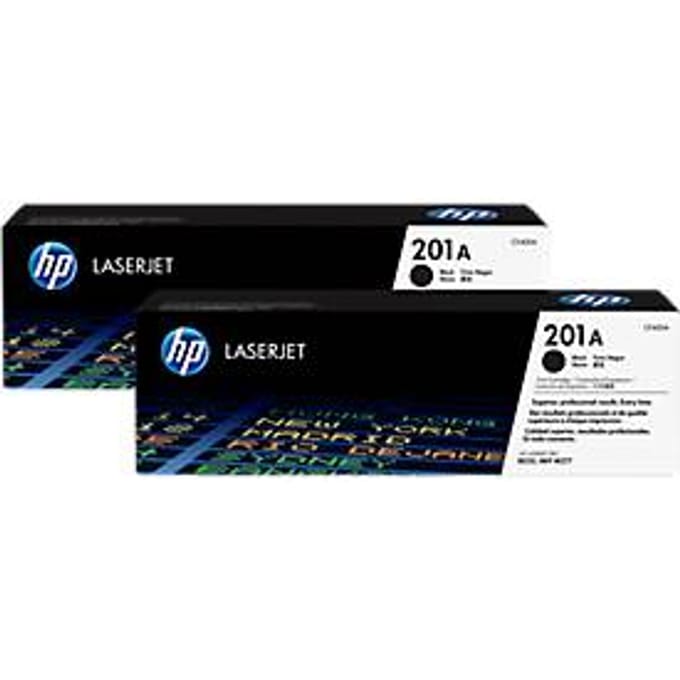 Voordeelpakket 2 x HP 201A CF400A toners zwart