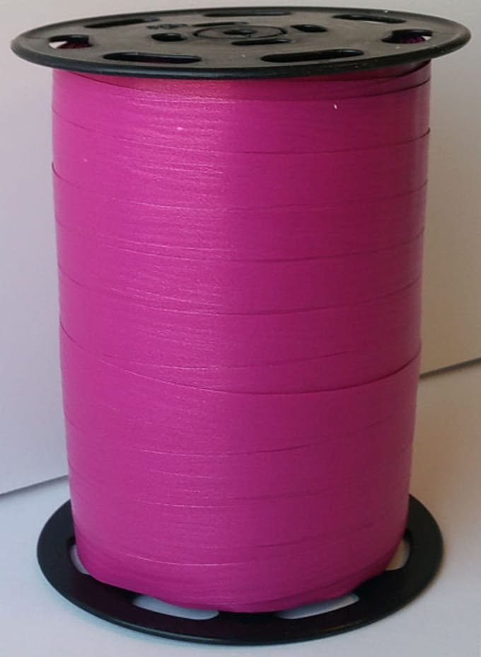 Krullint paperlook 10mm x 250 meter kleur 95 fuchsia