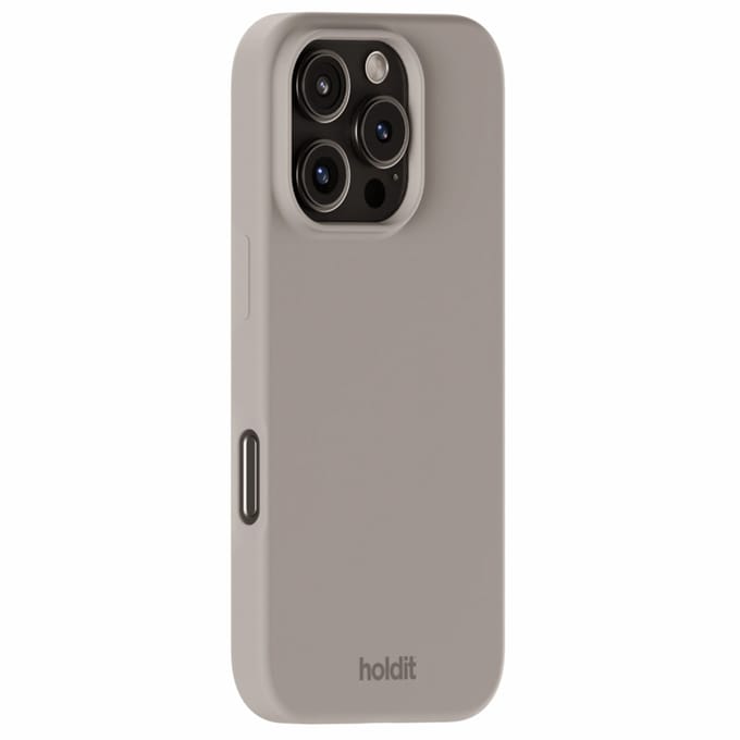 Phone case silicone Taupe iPhone 16 Pro Max