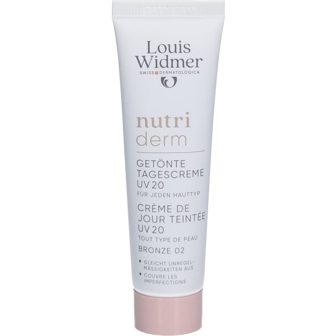 Louis Widmer Nutriderm Getinte Dagcrème UV 20 Zonder Parfum - 002 Bronze