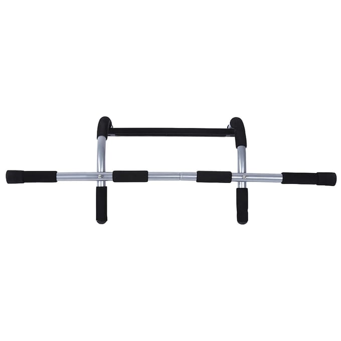 Multi Grip Chin Up Pull Up Bar Heavy Duty Oefening Fitness Gym Thuis Deur Gemonteerde Trainer Plus gray