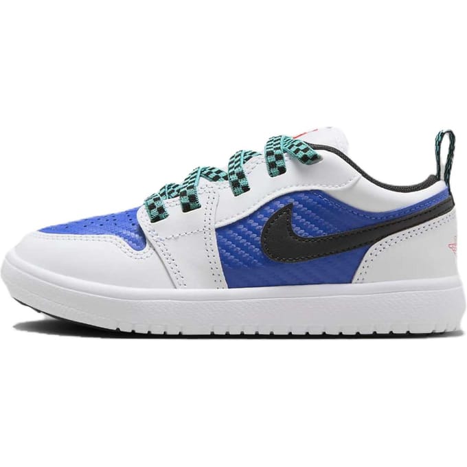 Jordan 1 Low ALT SE Wit Hyper Royal Hyper Jade Zwart (Postscriptum) 33.5 white