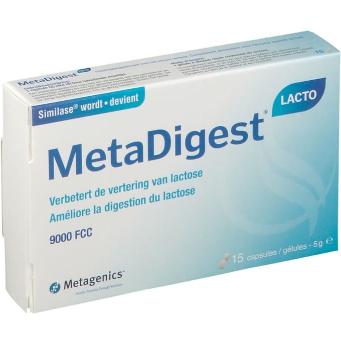 Metagenics MetaDigest Lacto - 15 capsules - Enzympreparaat