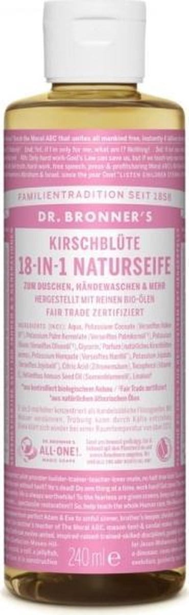 Dr. Bronner’s Dr. Bronner&rsquo;s Magic Soap Cherry-Blossom 240 ml