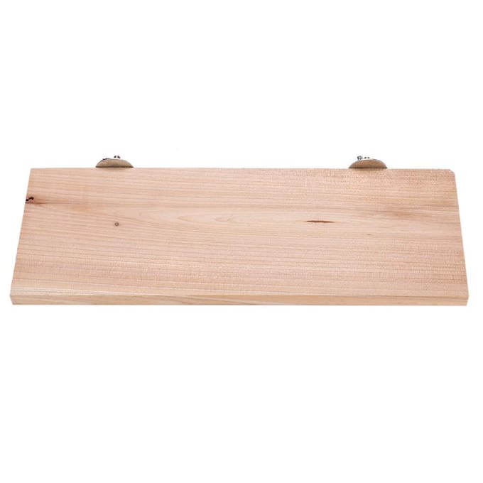 Rechthoek Natuurlijk Hout Huisdier Hamster Chinchilla Eekhoorn Kooi Knaagspeelgoed Standaard Platform Pedalenbord beige