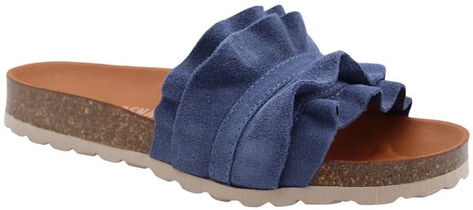 Verbenas Rocio Slippers - Dames - Blauw - Maat 39