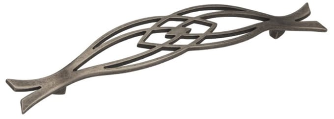 Gamet - Meubelgreep - Oud Zilver - 128mm - Elegant