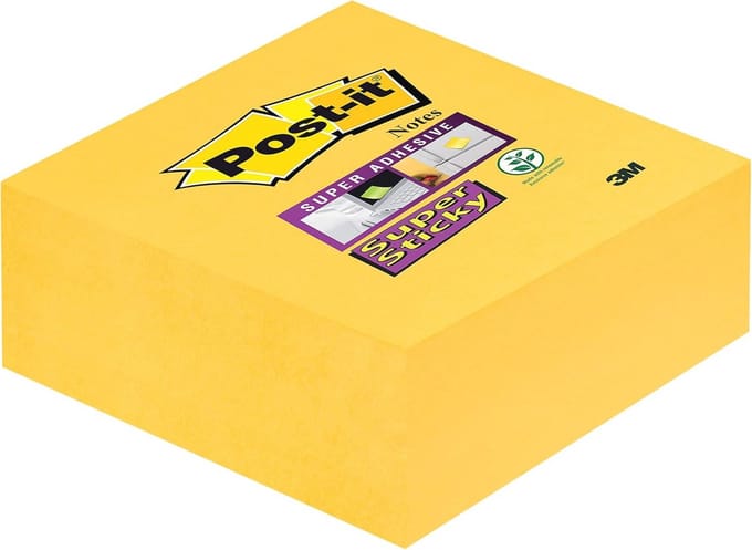 Super Sticky Notes - Ultrageel - 270 Vellen - 76 mm x 76 mm - Ideaal voor To-Do Lijsten en Herinneringen