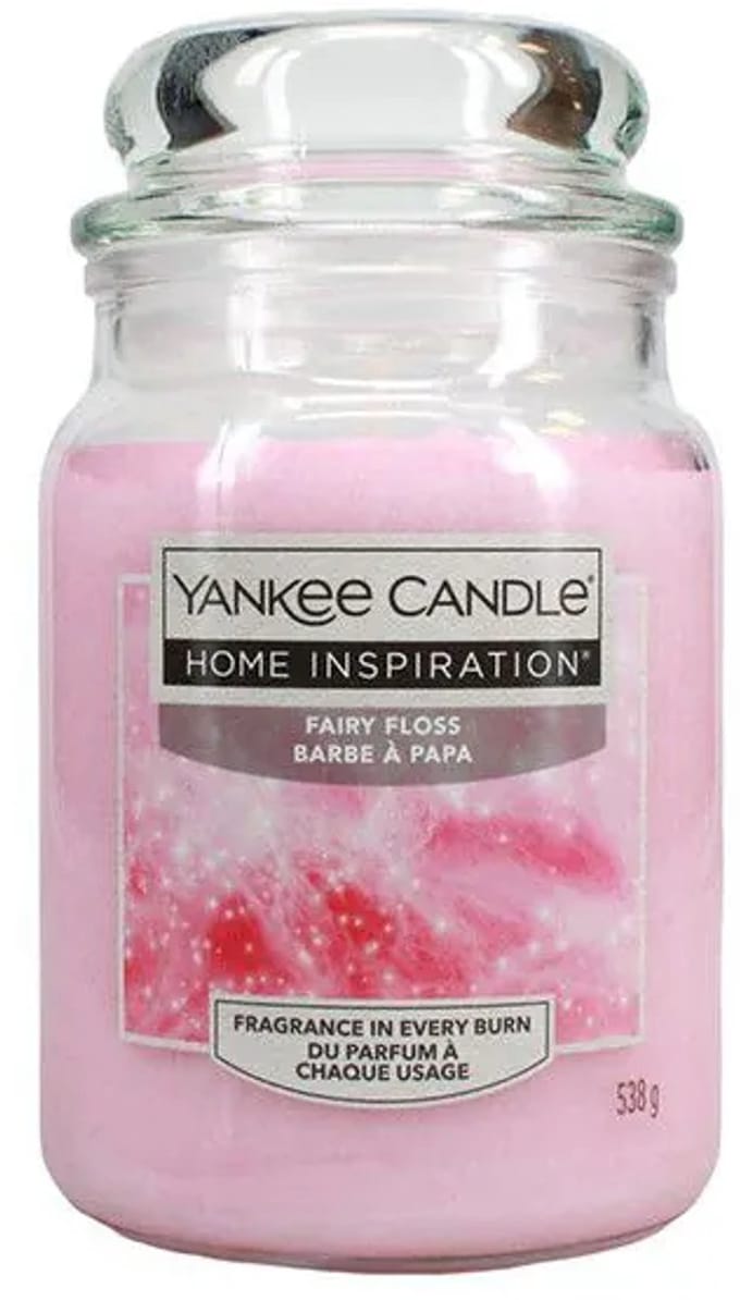 YANKEE CANDLE HOME INSPIRATION FAIRY FLOSS GEURKAARS 538 GRAM