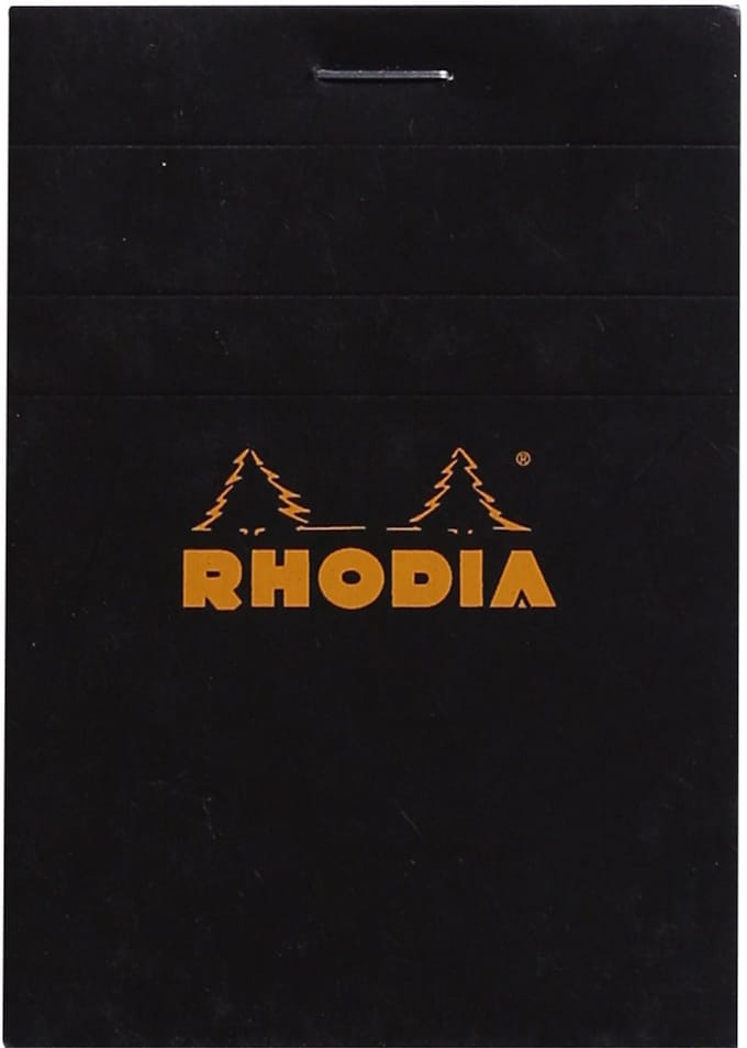 Rhodia N°11 schrijfblok & schrift A7 80 vel Oranje