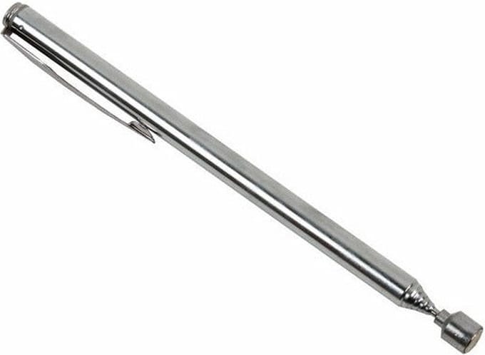 New Age Devi - Telescopische Magneetpen - Zilverkleurig