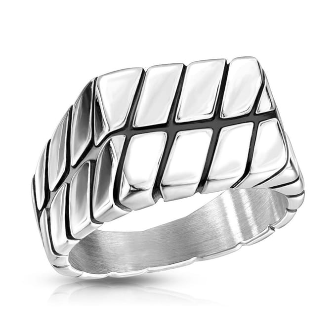 Marrow - Ring Heren - Ring Zilver - Zilveren Ringen - Dames Ring - Ring Mannen - Mannen Ring