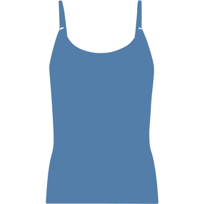 Meisjes 1-pack Singlet Effen