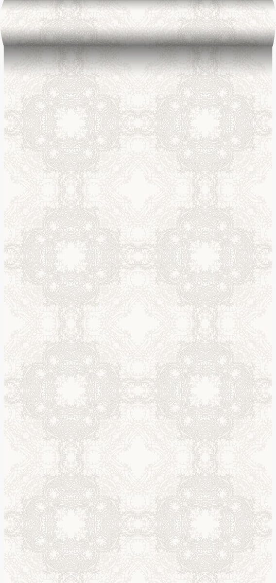 Origin Wallcoverings behang grafische vorm wit - 53 cm x 10.05 m - 346219
