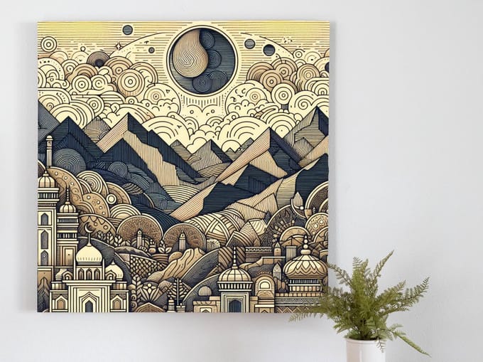 Kunstprint | Wanddecoratie | Canvas | 30 × 30 cm