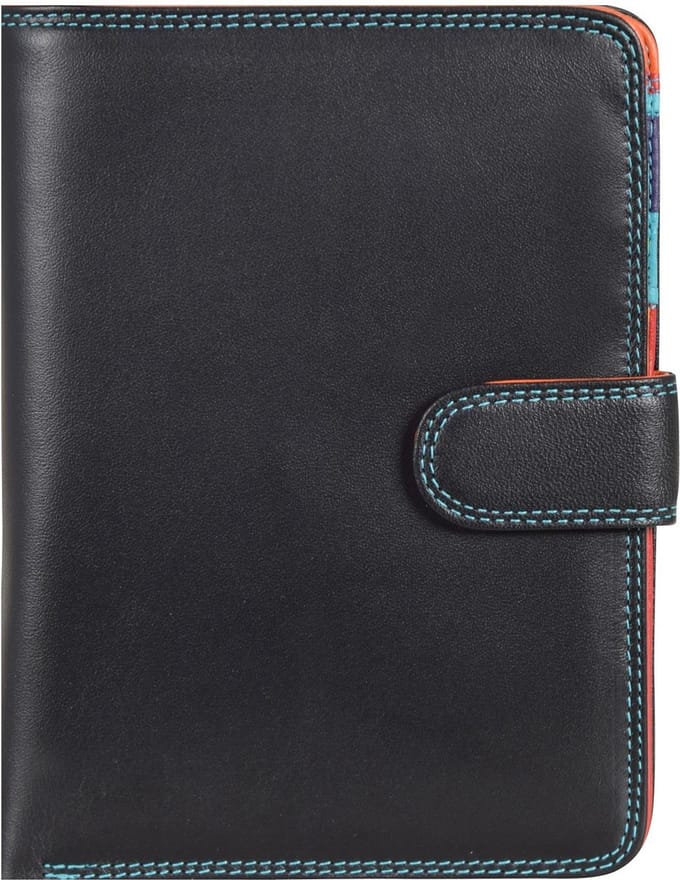 Mywalit Large Wallet Zip Purse Ritsportemonnee Black Pace -N - Zwart