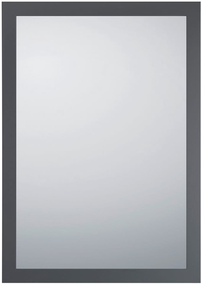 Spiegel - Trio Tiel - Wandspiegel - 48x68cm - MDF - Antraciet