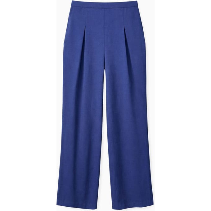 Dames Hoge Taille Wijdvallende Crepe Broek