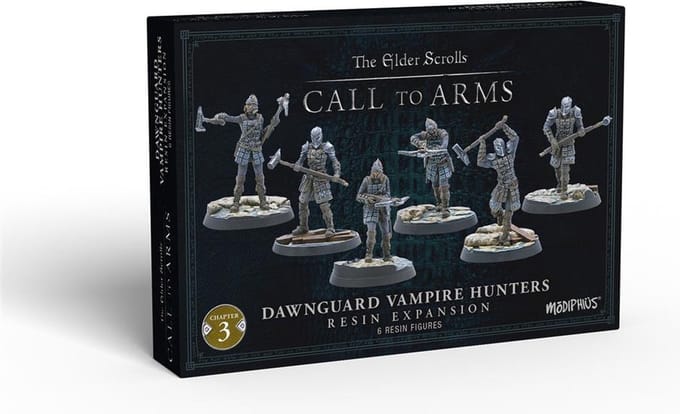 The Elder Scrolls: Call To Arms - Dawnguard Vampire Hunters - Miniature Game - Ongeschilderd