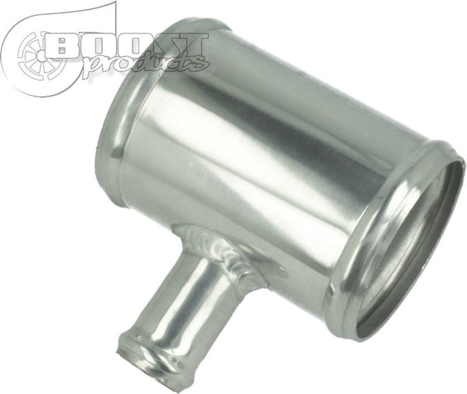 Aluminium T-stuk Adapter 89mm diameter met 32mm Aansluiting