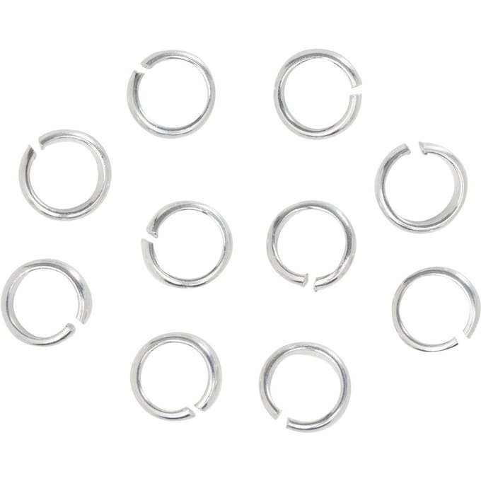 Jump rings, Ø 10 mm