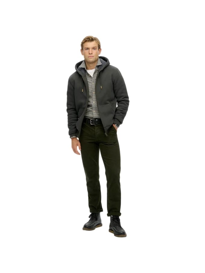 Superdry Borg Lined Zip Vest Heren - Maat L