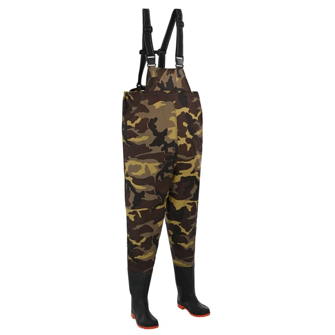 vidaXL Chest Waders met laarzen PVC gecoate polyester Maat 38
