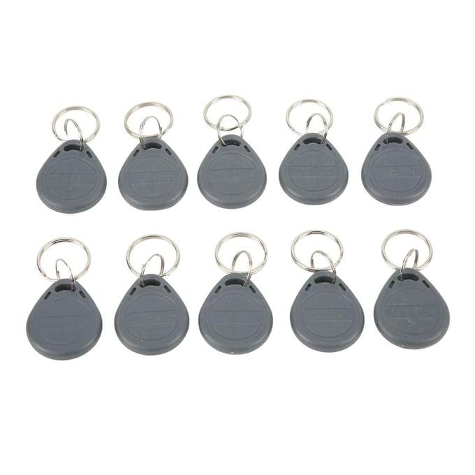 100 STUKS RFID Sleutelhanger Gevoelige Inductie Waterdicht 125KHz RFID Nabijheidssleutel voor Parkeren Gemeenschap grijze kleur