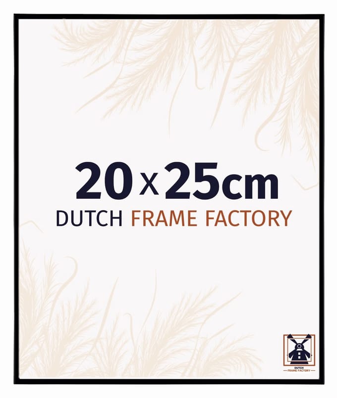 Fotolijst 20x25 cm - Kunststof - Zwart Mat - Easy